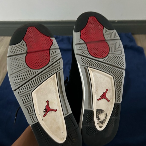 Air Jordan 4 Retro SE “Black Canvas” Size 9 - Picture 5 of 7